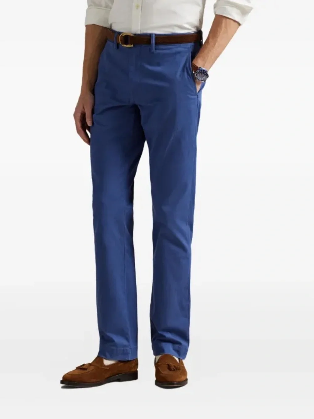 NWT Polo Ralph Lauren Classic Fit Blue Men’s Chino Pants - Size 32x32 - Straight - Picture 11 of 12